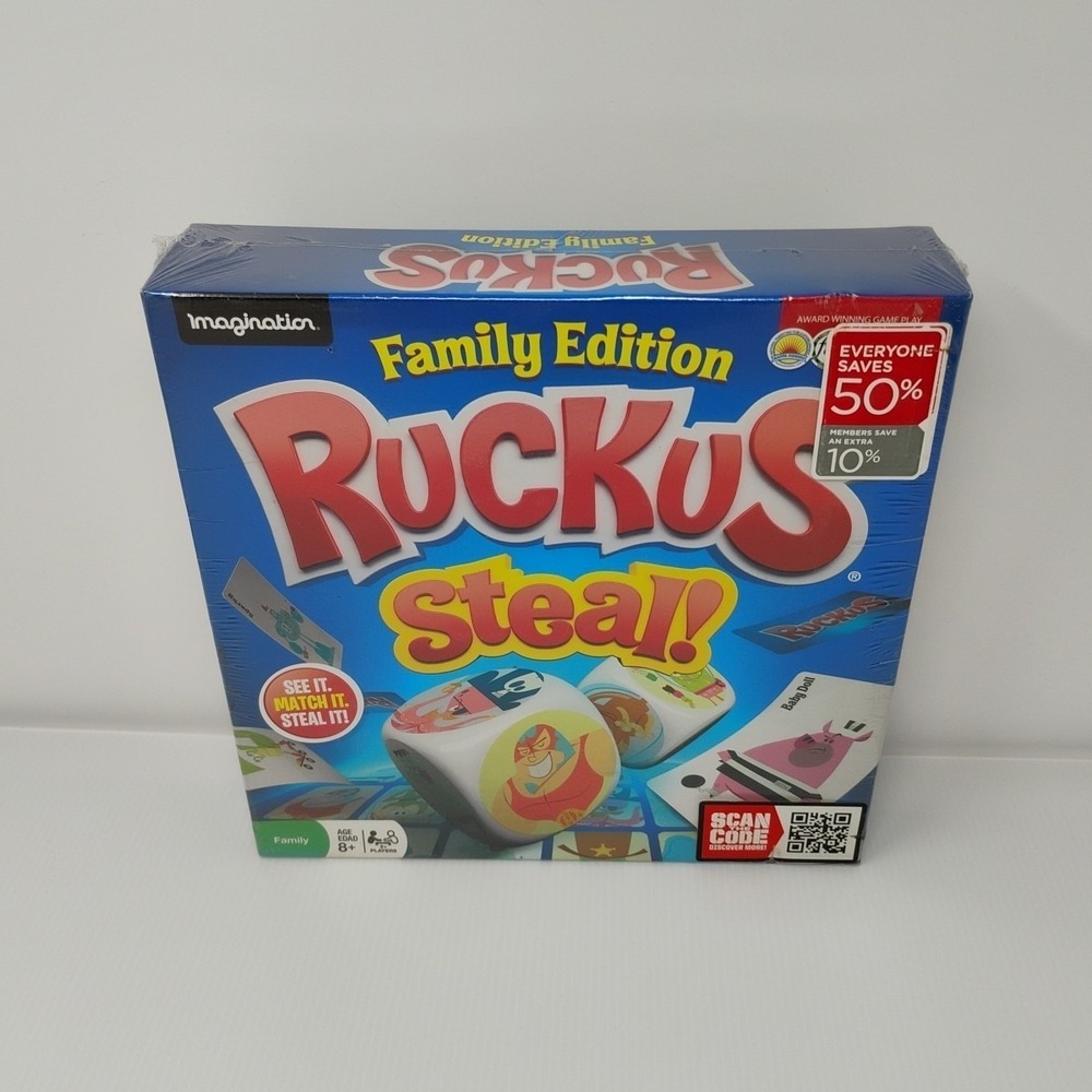 Ruckus Steal! Game Family Edition Imagination 2011 FACTORY SEALED - See‎ Note